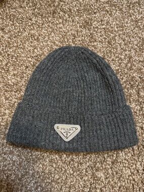 Upcycled Ribbed Knit Beanie